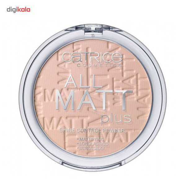 پنکیک بژ طبیعی کاتریس مدل All Matt Plus Shine Control Powder 015