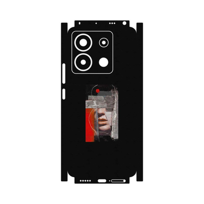 برچسب پوششی ماهوت مدل Collage of Mouth-FullSkin مناسب برای گوشی موبایل شیائومی Redmi Note 13 Pro 5G
