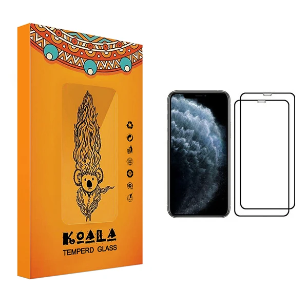 محافظ صفحه نمایش کوآلا مدل Fade مناسب برای گوشی موبایل اپل iPhone 11 Pro بسته دو عددی