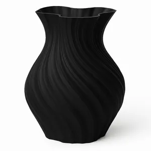 گلدان دکوری مدل موج دار کد 35