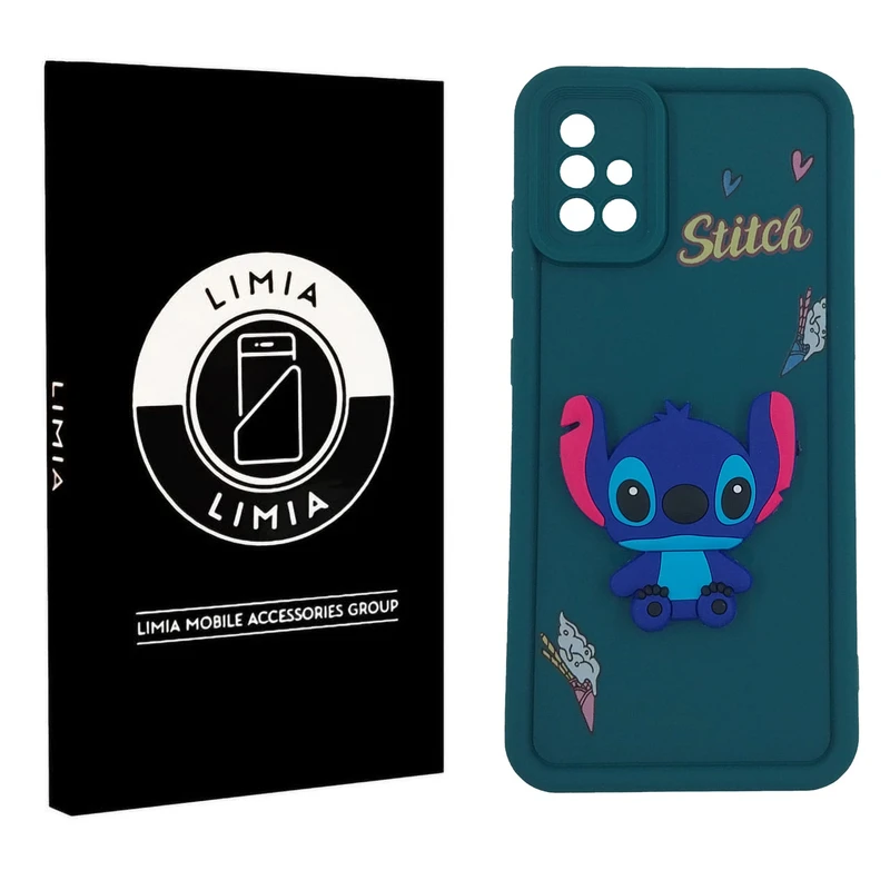 کاور لیمیا مدل سولید لنزدار طرح عروسکی برجسته مناسب برای گوشی موبایل سامسونگ Galaxy A51