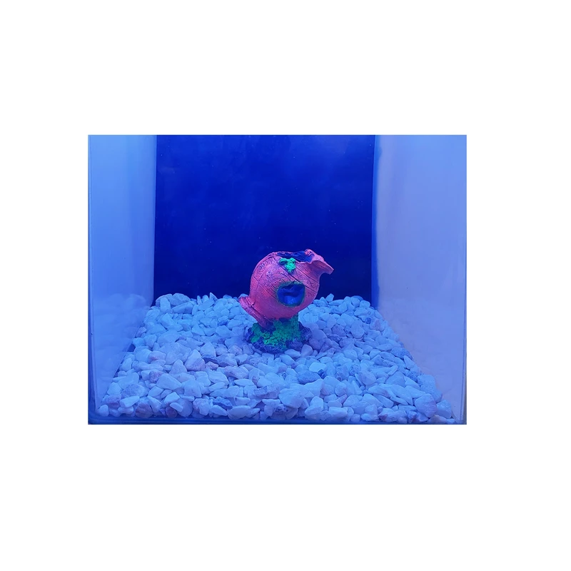 عکس شماره 10 : بشکه تزیینی آکواریوم مدل کوزه عتیقه شکسته کد f021