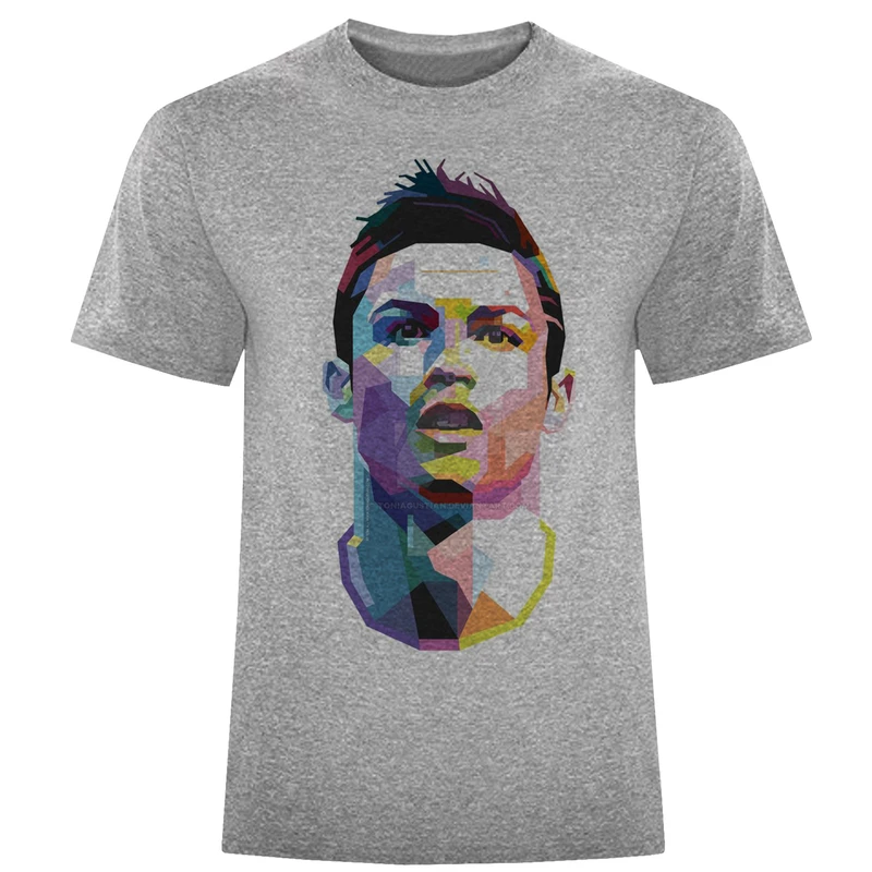 تیشرت آستین کوتاه مردانه طرح رونالدو کد W399