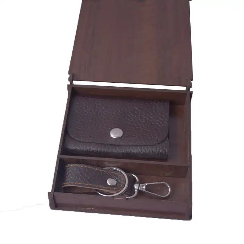 ست هدیه مردانه مدل چرم طبیعی 56