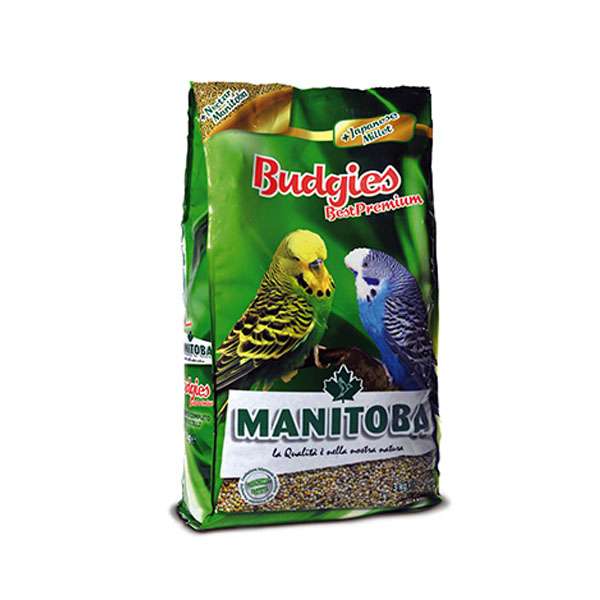 خوراک کامل مرغ عشق مدل مانیتوبا وزن 1 کیلو گرم