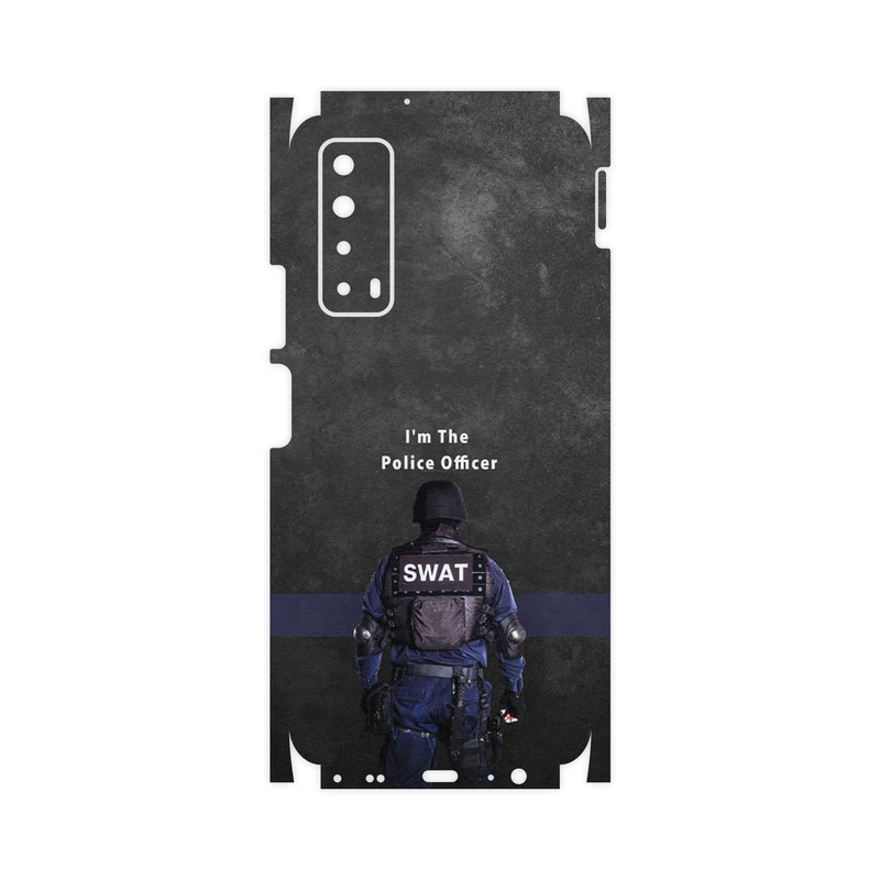 برچسب پوششی ماهوت مدل Police Officer-FullSkin مناسب برای گوشی موبایل هوآوی Y7a