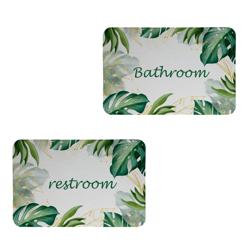 پادری طرح Restroom & Bathroom کد 8737 سایز 80x50 سانتی متر مجموعه دو عددی پادری طرح Restroom & Bathroom کد 8737 سایز 80x50 سانتی متر مجموعه دو عددی