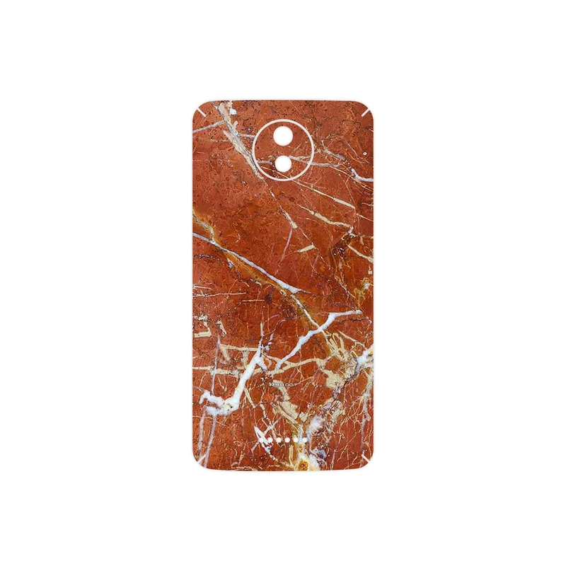 برچسب پوششی ماهوت مدل Red Marble مناسب برای گوشی موبایل موتورولا Moto C Plus