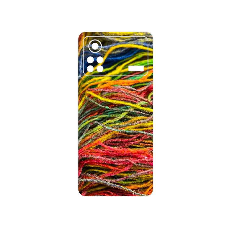 برچسب پوششی ماهوت مدل Fabric Texture 9 مناسب برای گوشی موبایل شیائومی Poco X4 Pro 5G