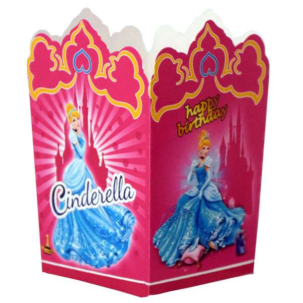  ظرف پاپ کورن مدل سیندرلا بسته 10 عددی 