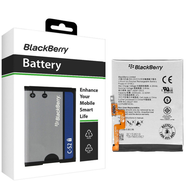 باتری موبایل بلک بری مدل OTWL1 با ظرفیت 3480mAh مناسب برای گوشی موبایل بلک بری Passport