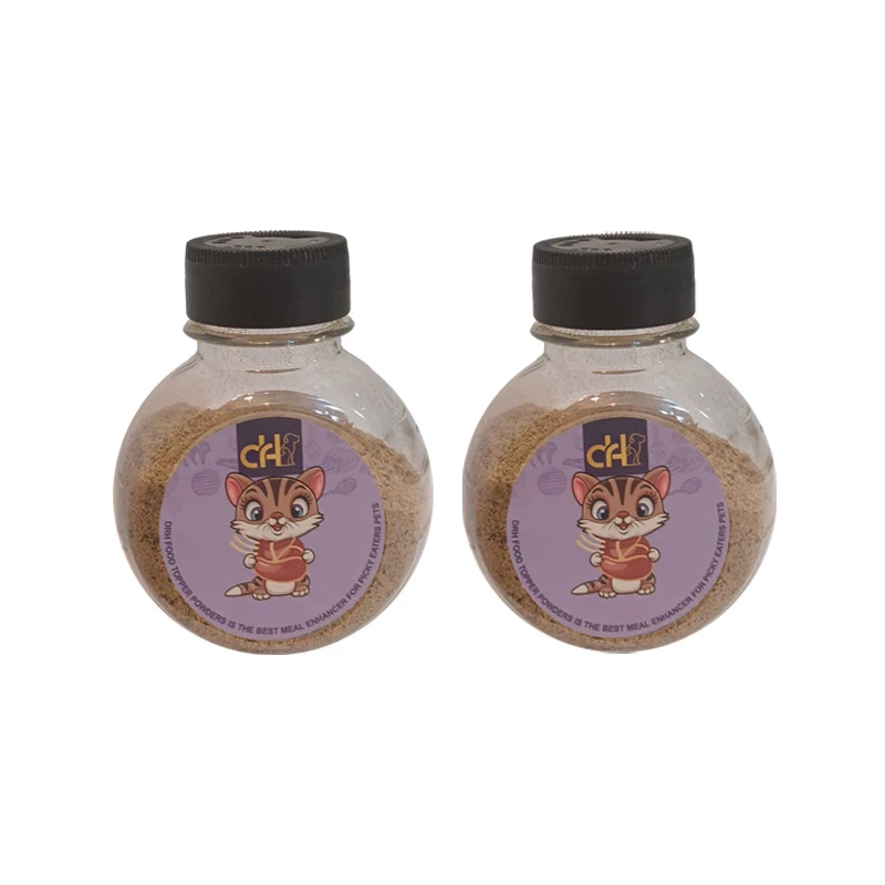 پودر طعم دهنده غذای سگ و گربه دکتر مدل چاشنی طعم گوشت وزن 160 گرم بسته 2 عددی