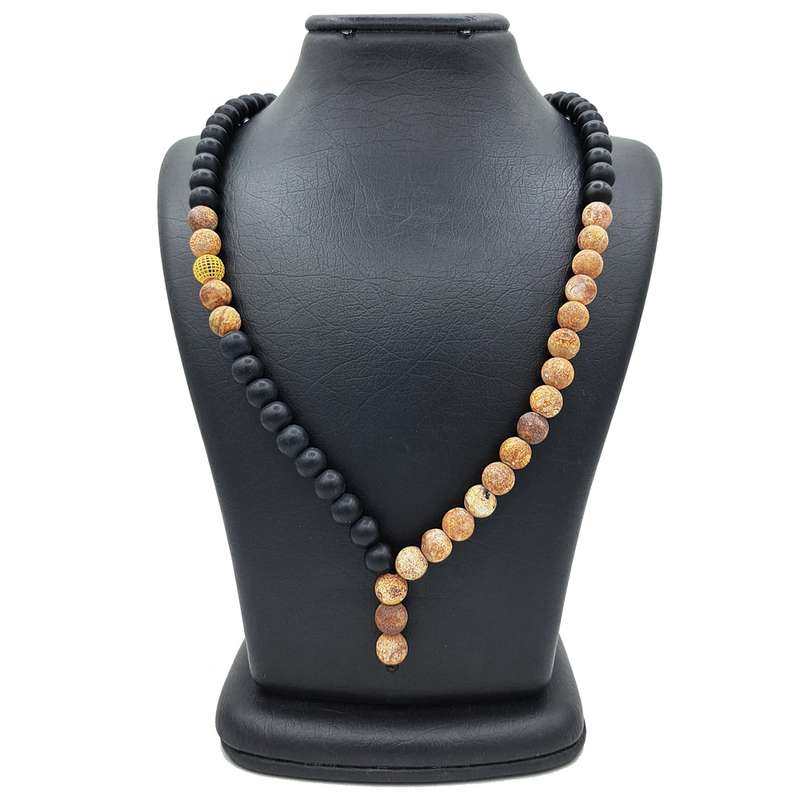 گردنبند طلا 18 عیار مردانه رزالیا مدل جاسپر کد RGMND-4