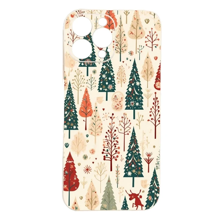 کاور مدل Christmas pines مناسب برای گوشی موبایل اپل iPhone 15 ProMax