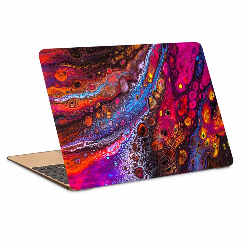 استیکر لپ تاپ طرح stains spots paint کد N-621 مناسب برای لپ تاپ 15.6 اینچ