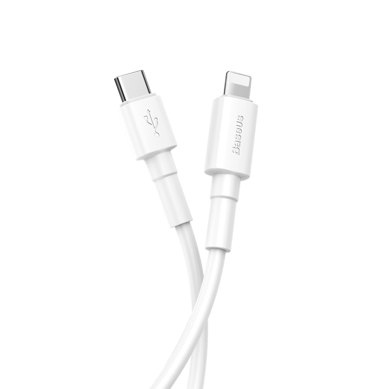 کابل تبدیل USB-C به لایتنینگ باسئوس مدل Mi طول 1 متر