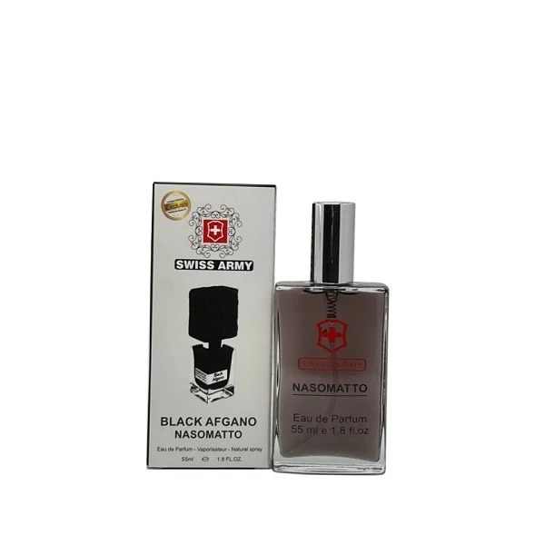 عطر جیبی مردانه سوئیس آرمی مدل بلک افغان حجم 55 میلی لیتر