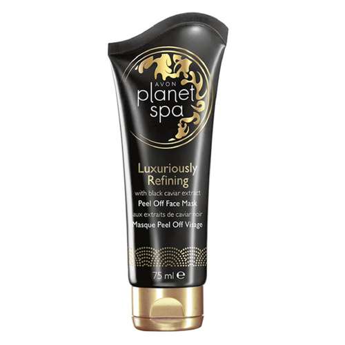 ماسک خاویار لایه بردار صورت آون مدل Avon Planet Spa Luxuriously Refining Peel Off Face Mask حجم 75 میلی لیتر