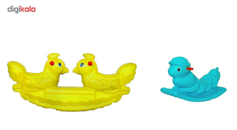 راکر کودک پارسیان تویز مدل Parrto And Catterpillar مجموعه ی 2 عدی