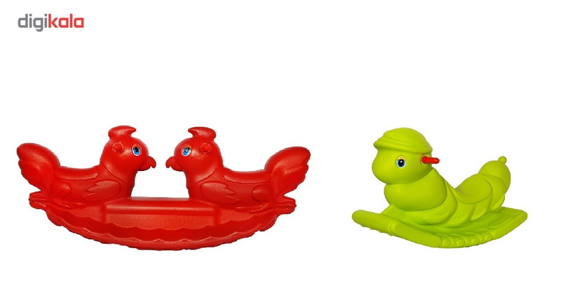راکر کودک پارسیان تویز مدل Parrto And Catterpillar مجموعه ی 2 عدی