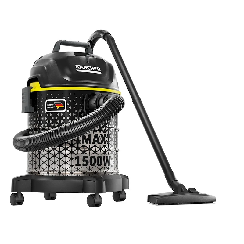 جاروبرقی سطلی 1500 وات کرشر مدل DVAC 1500