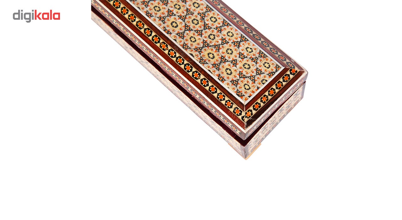 Inlay handicraft pen box of Goharan gallery, 48 La'al Model