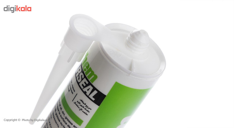 چسب درزگیر سیلیکونی غفاری مدل Value Chem سفید حجم 280 میلی