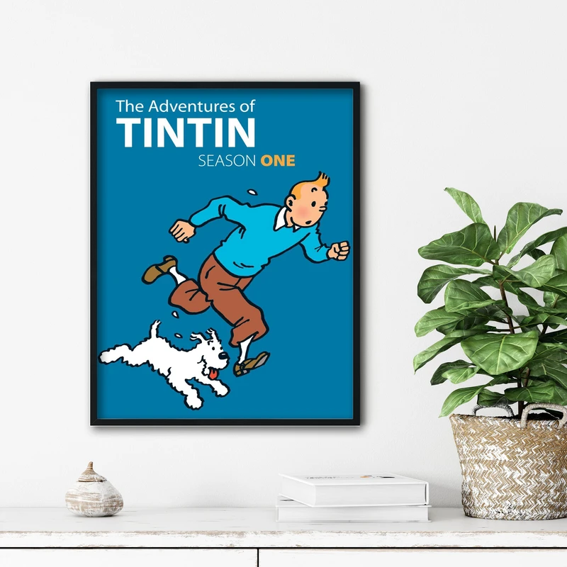 تابلو آتریسا طرح پوستر فیلم tintin مدل ATm184