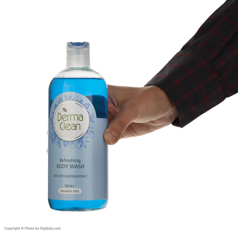 شامپو بدن درماکلین مدل شکوفه سیب حجم 500 میلی لیتر