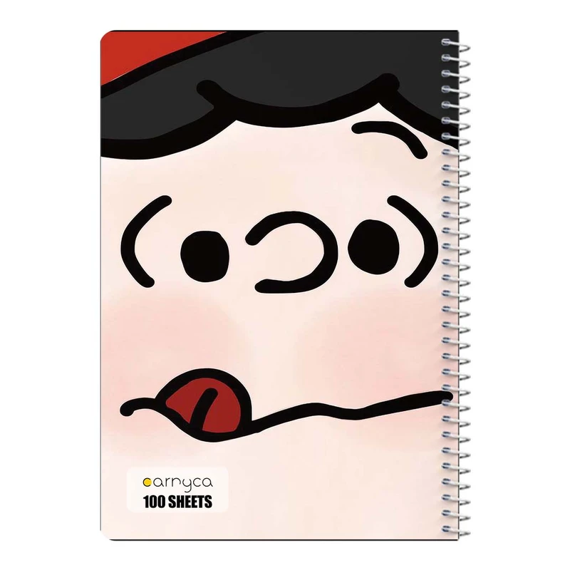 دفتر مشق 100 برگ سیمی کارنیکا طرح فیلم بادام زمینی ها The Peanuts کد 49010