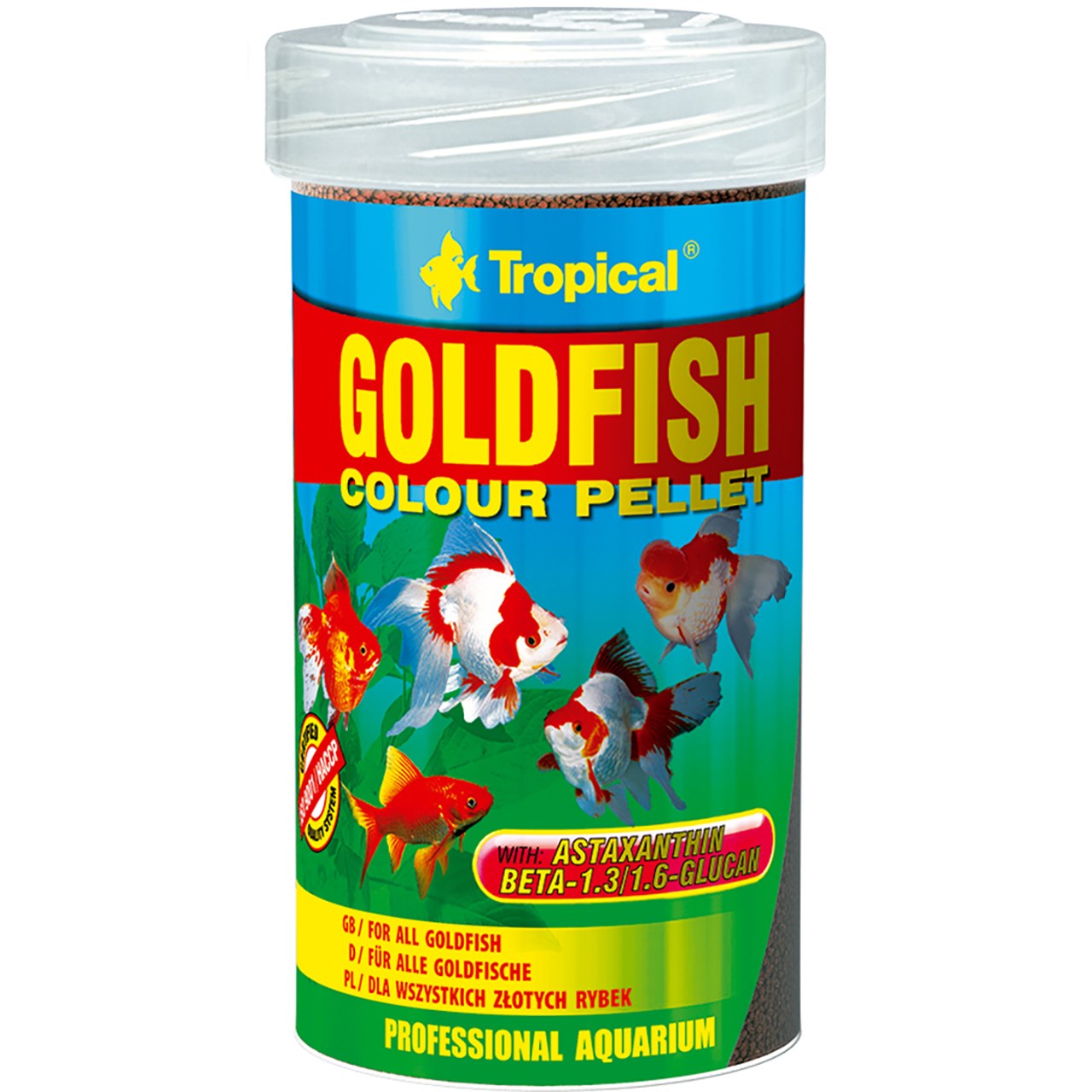 غذای ماهی تروپیکال مدل Goldfish Colour Pelet وزن 36 گرم