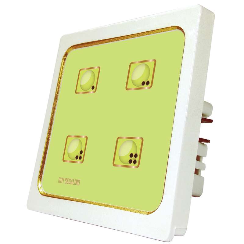 کلید لمسی چهار پل گیتی سگالی نو مدل شاینا کد W11
