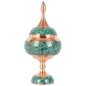 شکلات خوری فیروزه کوب گالری گوهران مدل پایه دار کوچک کد1381