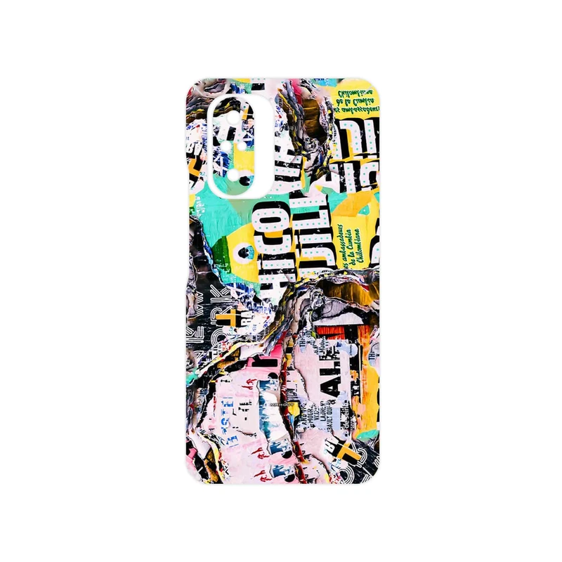 برچسب پوششی ماهوت مدل Collage of Teared Paper مناسب برای گوشی موبایل شیائومی Poco F3 5G