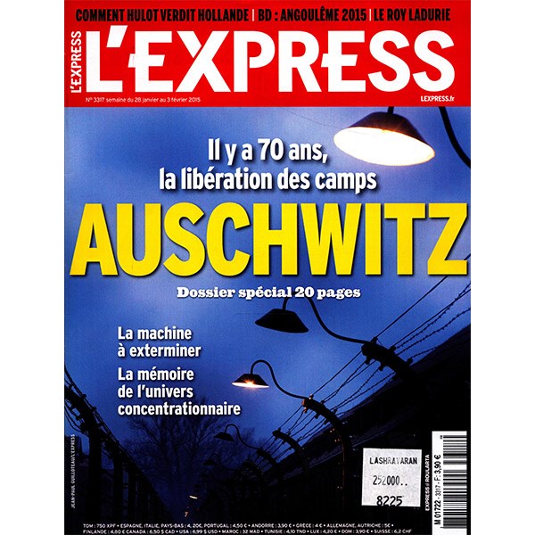 مجله L'Express - بیست و هشتم ژانویه 2015