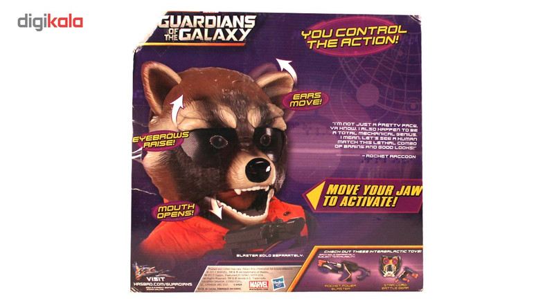 ماسک ایفای نقش طرح Rocket Raccoon مدل Guardians of the Galaxy