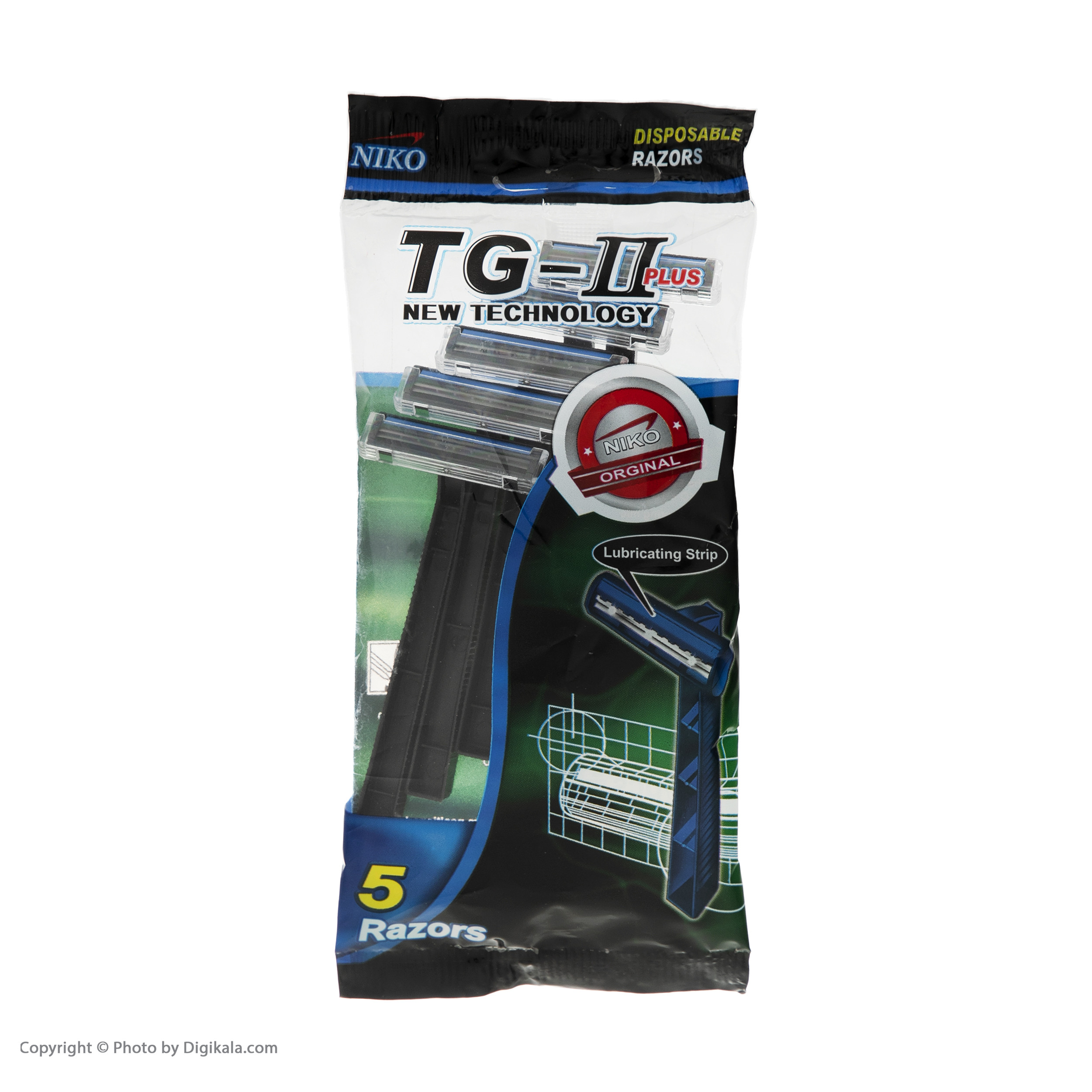 خود تراش نایکو مدل TG-II بسته 5 عددی