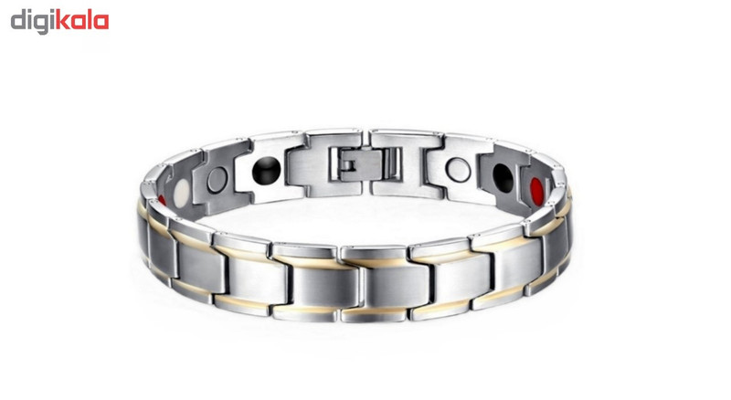 دستبند سلامت مغناطیسی داتیس مدل silver 102 دستبند سلامت مغناطیسی داتیس مدل silver 102