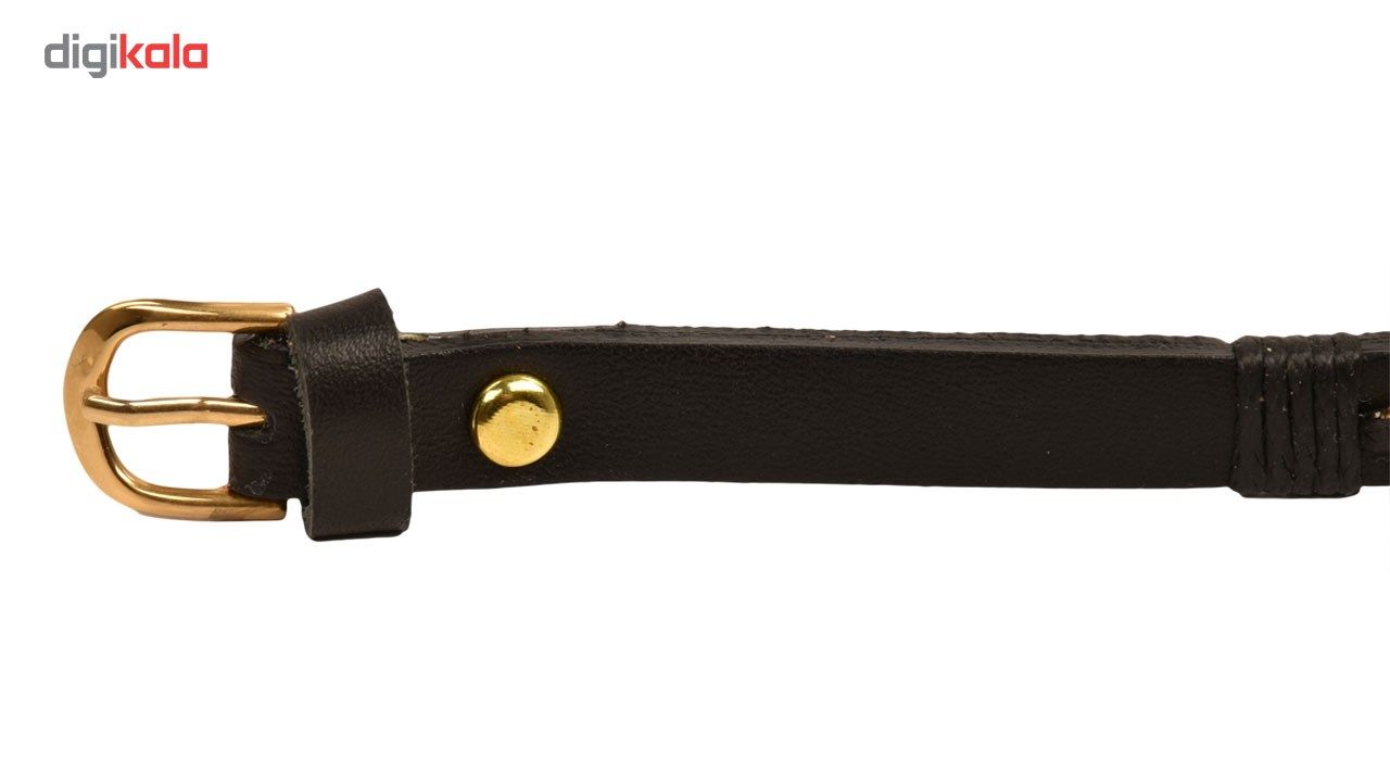 دستبند چرمی کهن چرم طرح بی نهایت مدل BR21 -  - 12