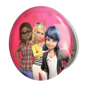 آینه جیبی خندالو طرح دختر کفشدوزکی مدل تاشو کد 25000 