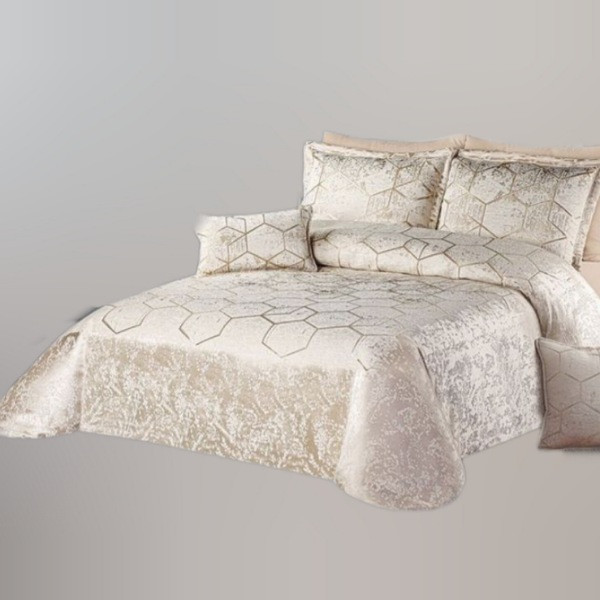 سرویس روتختی مدل مخمل ترک طرح مونیکا دونفره 8 تکه