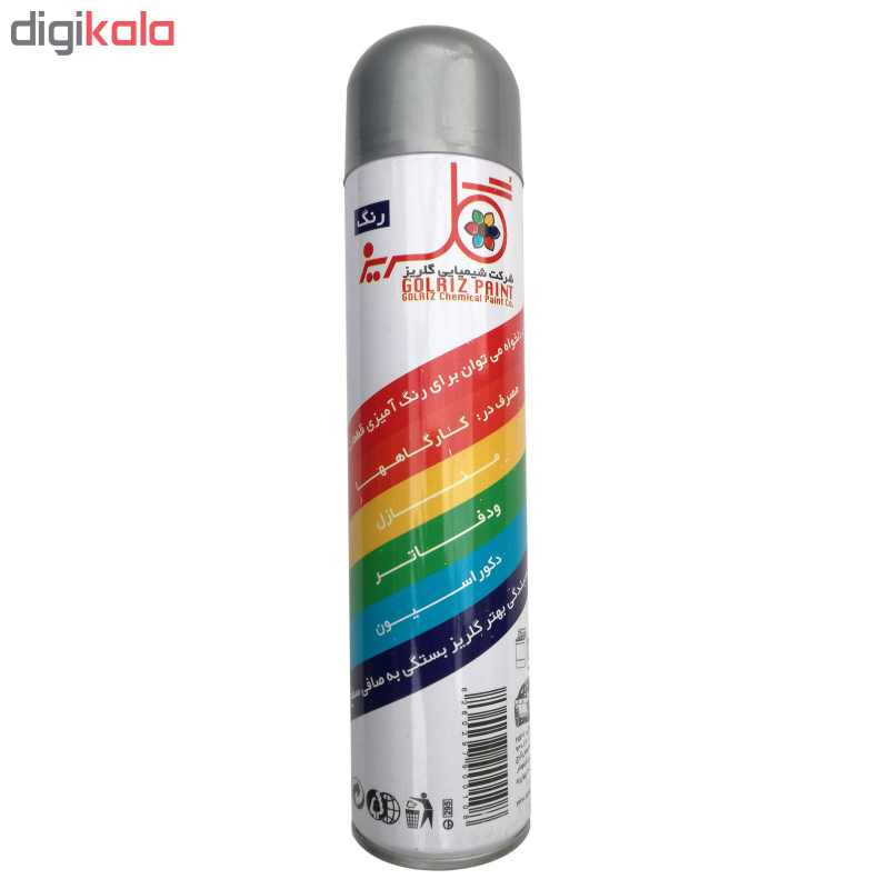 اسپری رنگ نقره ای گلریز کد G 300 حجم 300 میلی لیتر