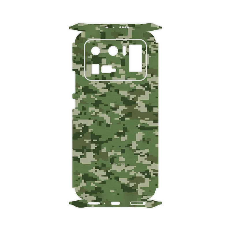 برچسب پوششی ماهوت مدل Army_Green_Pixel-FullSkin مناسب برای گوشی موبایل شیائومی Mi 11 Ultra