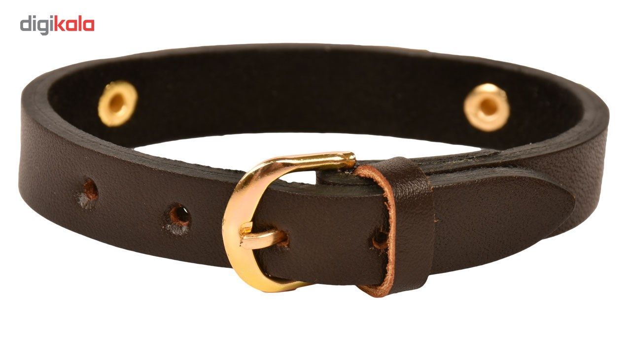 دستبند چرمی کهن چرم طرح مفهومی مدل BR15-15 -  - 8