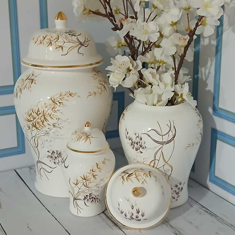 بانکه مدل جینجر جار طرح گندم کد ۲۲۷ مجموعه سه عددی