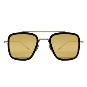 عینک شب مردانه مدل  فلزی کد 0246