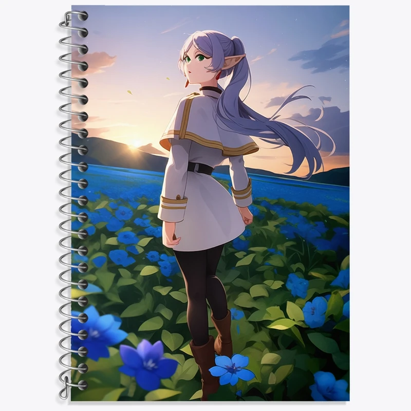 دفتر لغت 50 برگ خندالو طرح انیمه فریرن (Frieren) کد 33963