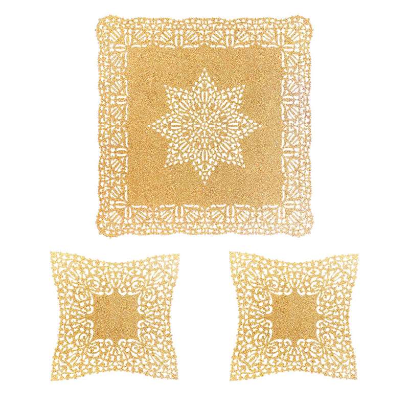 رومیزی مدل هشت پر کد SQ003 مجموعه 3 عددی