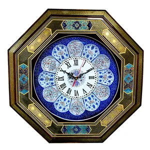ساعت دیواری میناکاری اثر استاد پورصنعتی کد 3