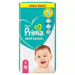 پوشک بچه پریما مدل avantage pack سایز 4 بسته 54 عددی